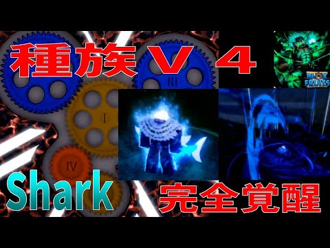 完全覚醒、種族V4Shark、能力紹介　Full Awakening, Race V4Shark, Ability Introduction　Blox Fruits攻略【ROBLOX(ロブロックス)】