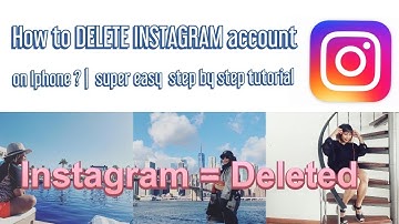 How to delete Instagram account on Iphone or ios 2020 | Step by Step updated easy  click tutorial