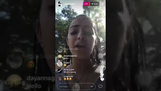 Malu trevejo instagram live, ALMOST CRYS (being bullied)