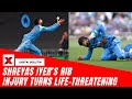 Shreyas Iyer Injury: Shreyas Iyer Hospitalised in Sydney After Rib Injury, Suffers Internal Bleeding