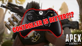 FIRST TIME ON CONTROLLER IN RANKED APEX LEGENDS