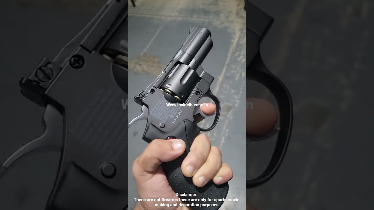 Unique Feature In Crosman SNR 357 CO2 BB And Pellets Air Revolver