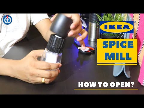 Video: How To Open A Spice Mill