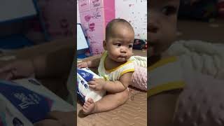 Pretty little baby PorPor,  Adorable Chubby Panhapor 7months old #Panhapor #Porpor #momlife #kids