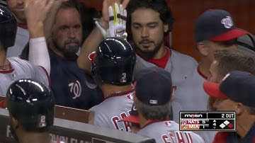 WSH@MIA: Nationals push across five runs in the 4th
