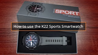 How to Use the K22 Sports Smartwatch screenshot 1