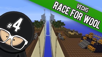 Minecraft Super Hostile PVP Race For The Wool - Part 4 Vechs CTM Map