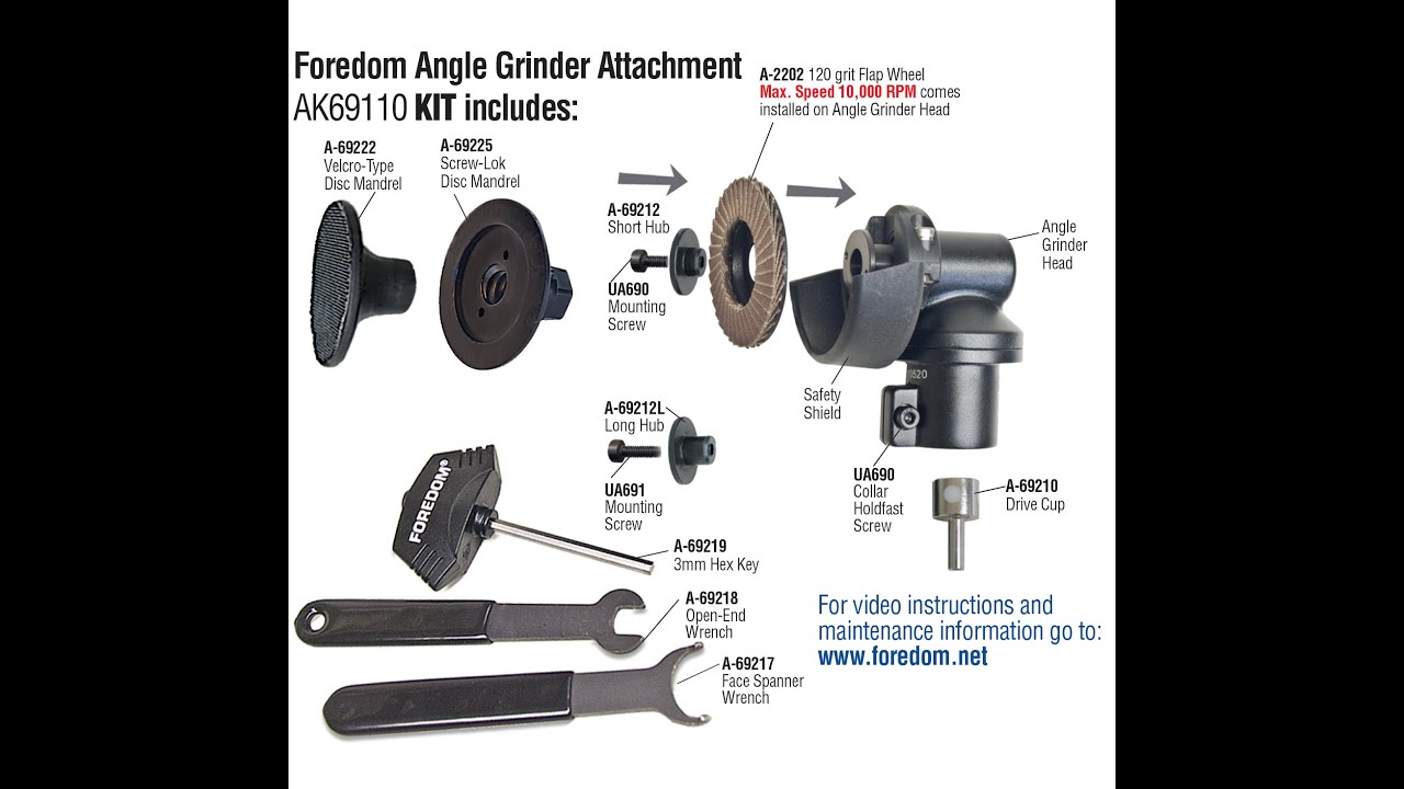 2 x 36 - FootPro Grinding Attachment