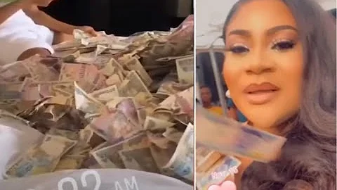 "I Never Still Finish Counting" Nkechi Blessing Show Off Millions she Made From Her Shop Opening