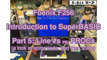 Foenix F256 SuperBASIC Part 5 - Line #