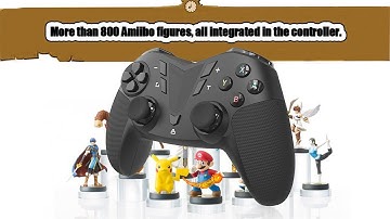 Unlock more than 800 features with AmiiPad controller, all amiibos integrated in the controller.