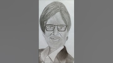 Amitabh Bachchan Pencil Sketch | Realistic Celebrity Portrait | #amitabhbachchan #pencilsketch #art