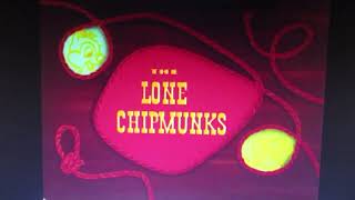 Chip N Dale - The Lone Chipmunks 1954 - Alternate Reissue Les