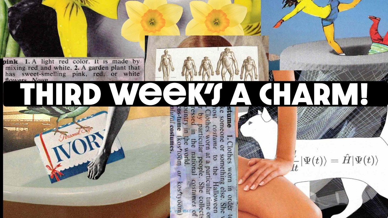 FEBRULLAGE COLLAGE CHALLENGE  - Week Three and PHOTOSHOPPING!