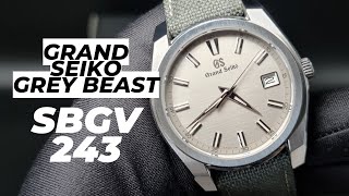 4K] Grand Seiko Sport Collection 9F Quartz Grey Beast SBGV245 - YouTube
