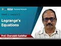 Lec 05 : Lagrange's Equations