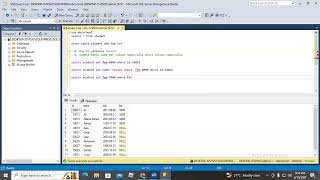 SQL update, alter, delete queries