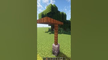 Outdoor Table Tutorial #minecraft #shorts