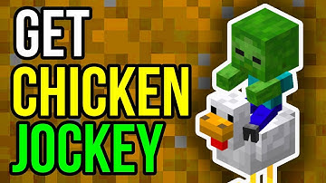 How to Get Chicken Jockey in Minecraft Bedrock Edition!