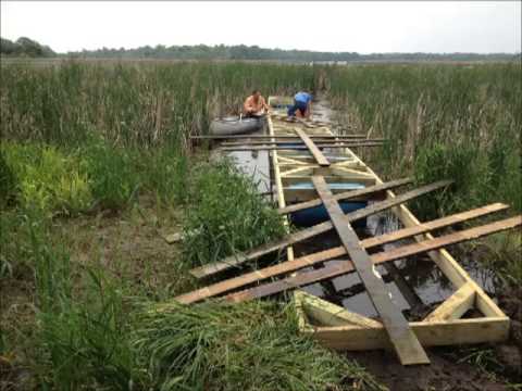 140 Foot Floating Dock Project - YouTube