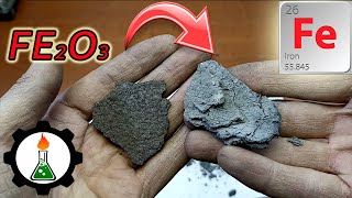Получаю ЖЕЛЕЗО из ОКАЛИНЫ (руды)   (How to get iron from ore with your own hands)