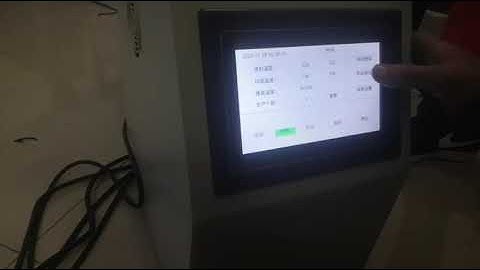 Haijiang Desktop /Mini injection molding machine test