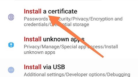redmi note 8 install a certificate setting,redmi note 8 me install a certificate check kaise kare