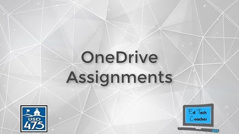 OneDrive Assignments (2020)