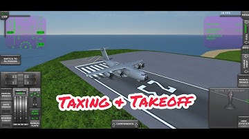 || Turboprop Flight Simulator || Taxing and Takeoff ||