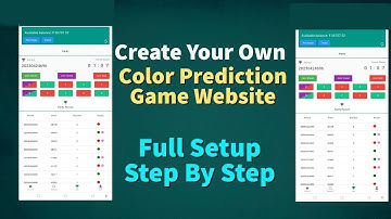Create Your Own Color Prediction Game Website I Full Setup Step By Step Start Online Earning