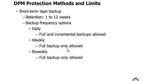 Data Protection Manager - Course - part 2