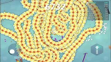 SNAKE IO - GIANT ANGEL SNAKE KILLING ALL SNAKES🐍 | EPIC GAMEPLAY