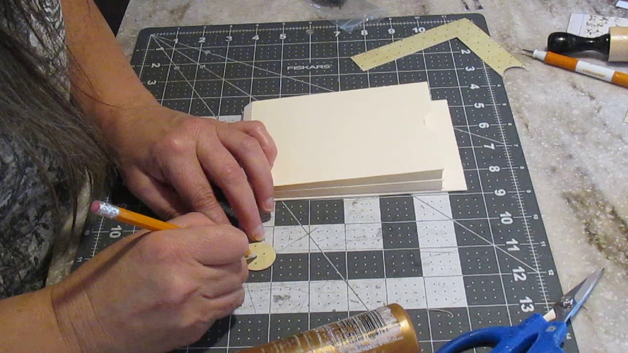 (francais) Scrapbooking Tuto 7/12 "Jolie boite avec cartes