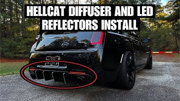 installing a SRT DIFFUSER and LED DIFFUSER LIGHTS on my Chrysler 300 HEMI