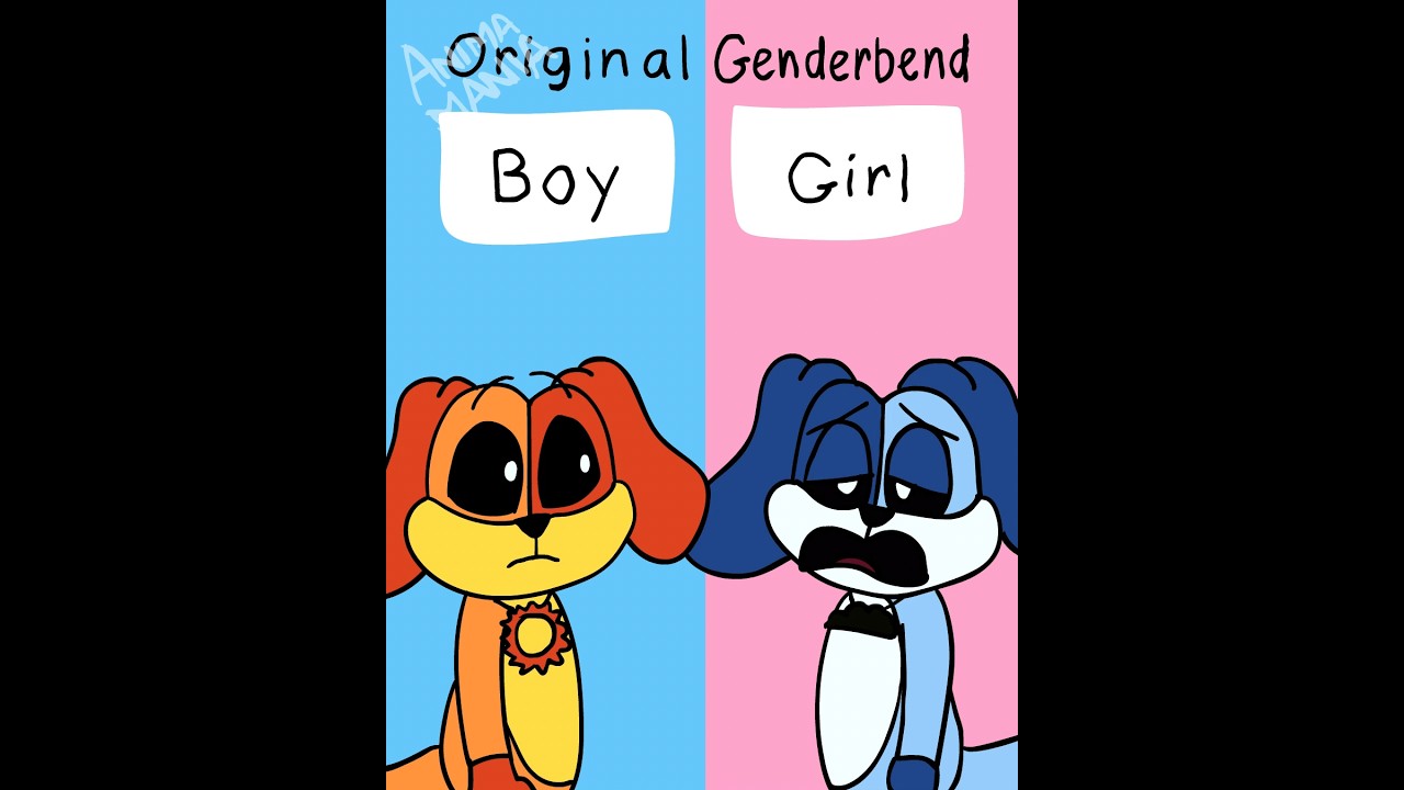 Frowning Critters x Smiling Critters GENDERBEND CHARACTERS