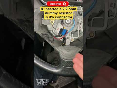 Peugeot Driver Airbag Diagnostics with a Dummy Resistor