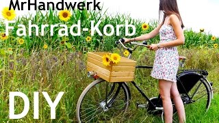 #DIY Fahrrad - Korb selbst gemacht - Anleitung deutsch + BONUS-Material
