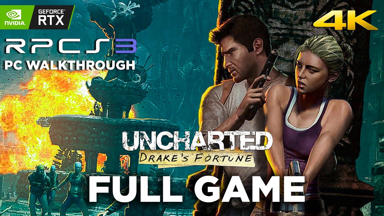 UNCHARTED: DRAKE'S FORTUNE REMASTERED Full Gameplay (PS5 4K 60FPS) No  Commentary 