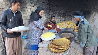 Cooking Breakfast Bread in a Nomadic Style:Nomadic Life _Nomad's Of IRAN