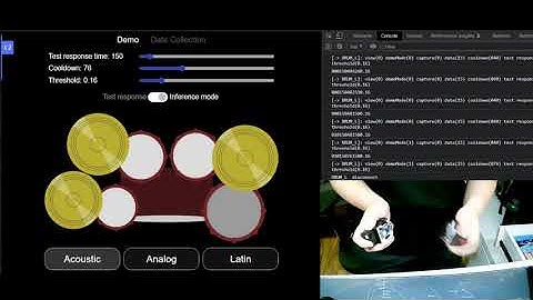 Gesture Recognition - Virtual Drum demo