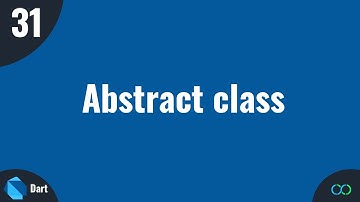 Dart Tutorial - #31 Abstract class