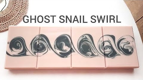 Ghost Snail Swirl | CP Cold Process Soap Making | The Igorot Soaper