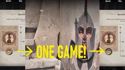 Oblivion Remastered - The ACTUAL Fastest Way to Level Speechcraft!!
