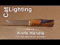 Making: Knife Handle from Stabilized Wood and Resin