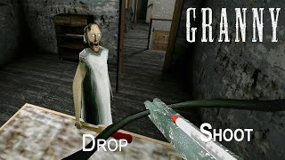 USEI TANTO GLITCH NESSE VÍDEO QUE A GRANNY PISTOLOU COMIGO, HARD MODE - GRANNY HORROR GAME 1.8