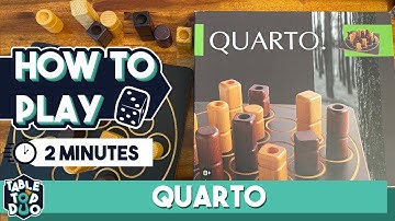 How to Play Quarto in 2 minutes (2 player board games tutorial)