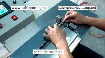 Cable tie machine http://www.cablecutting.net/
