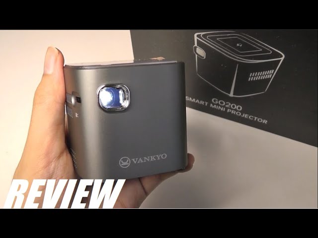 REVIEW: Vankyo GO200 Mini DLP Pocket Pico Projector, Palm-Sized! (Wi-Fi +  Bluetooth)