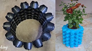 creative ideas for cement flower pot  /SEEDING TRY FLOWER POT #cement_craft