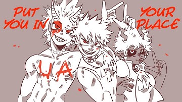 Put You In Your Place// BNHA ANIMATIC